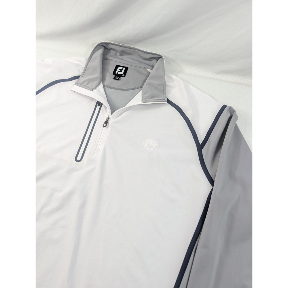 FJ Footjoy Wind Tech Pullover Performance Golf 1/4 Zip Guillardia Golf XL
